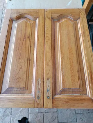 Puertas de cocina de madera