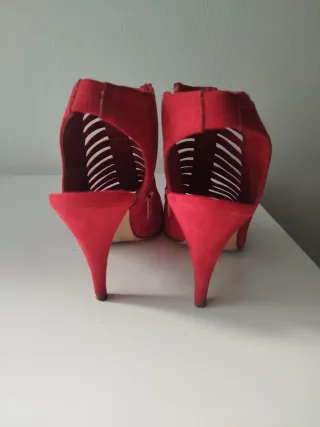 Sandalias Rojas Tacón