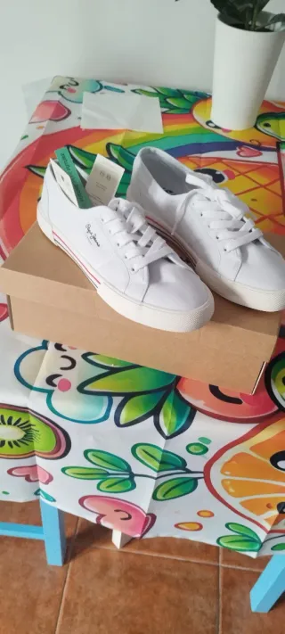 Zapatillas Pepe Jeans Blancas Talla 39