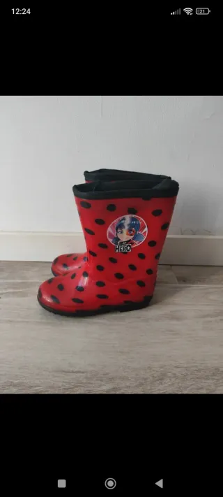 Botas agua niña Lady Bug T30