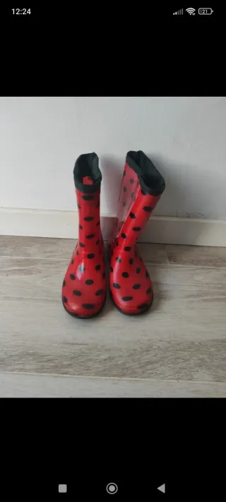 Botas agua niña Lady Bug T30