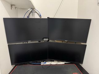 4 Monitores ASUS 24 con Soporte