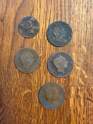 Lote de monedas antiguas