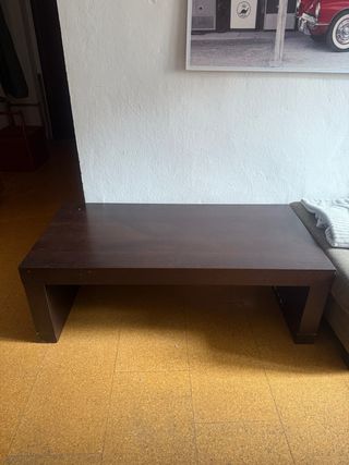 Mesa de centro de madera 60x120