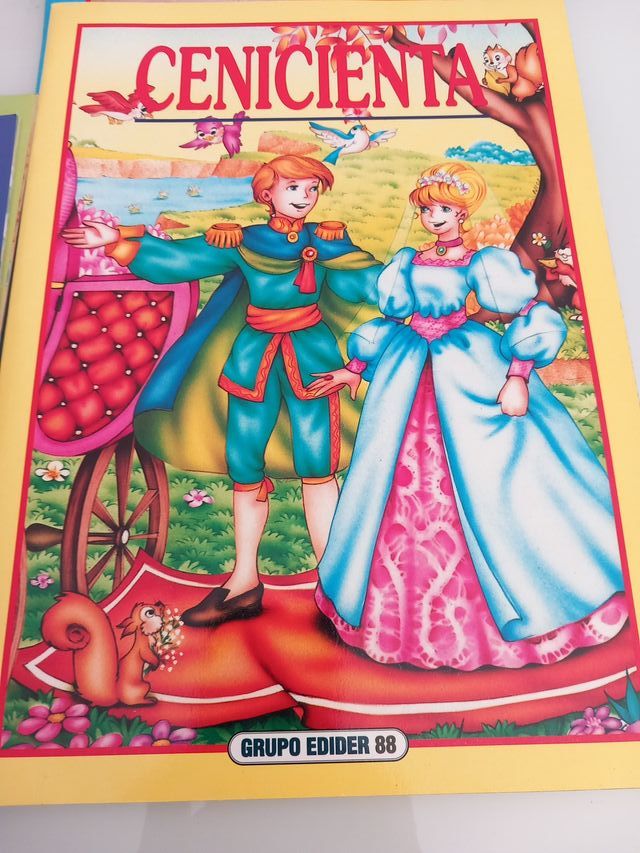 CENICIENTA.ALADINO .BLANCANIEVES Y RICITOS DE ORO