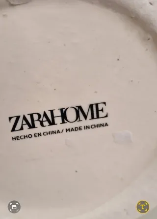 Jarrón Cerámica Blanca Texturizada 20x20ctm