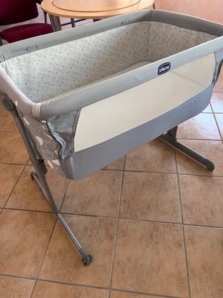 Cuna de colecho Chicco gris
