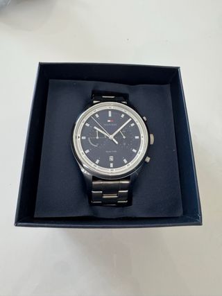 Relógio Tommy Hilfiger Dual Time Azul