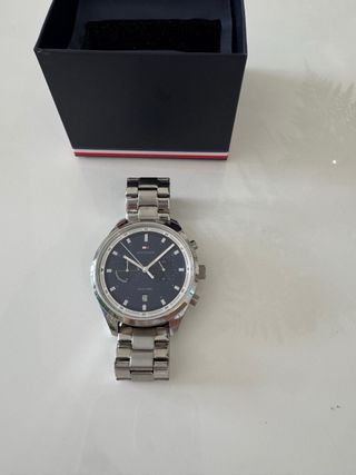Relógio Tommy Hilfiger Dual Time Azul