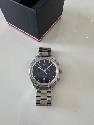 Relógio Tommy Hilfiger Dual Time Azul