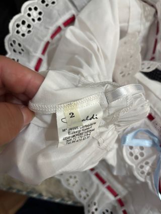 Traje de aldeana de puntitos