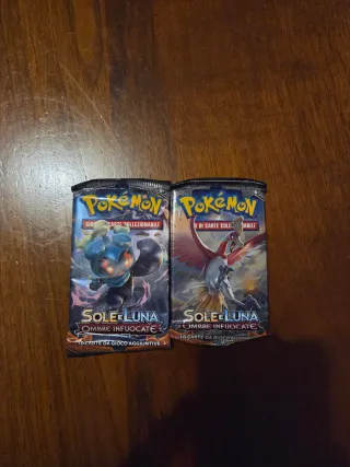 Pokemon Sole e Luna Ombre Infuocate bustine