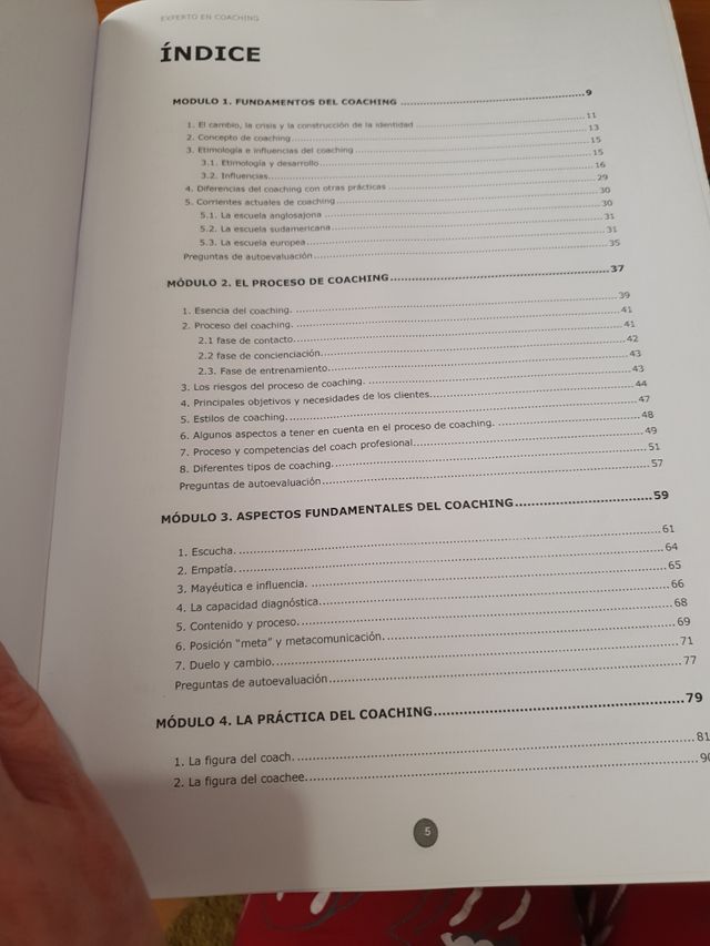 Curso de experto en coaching