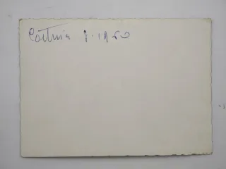 Foto Vintage Cortina d'Ampezzo Agosto 1960