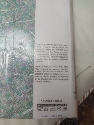 Juego de cama 135 cm Algodón y Poliéster