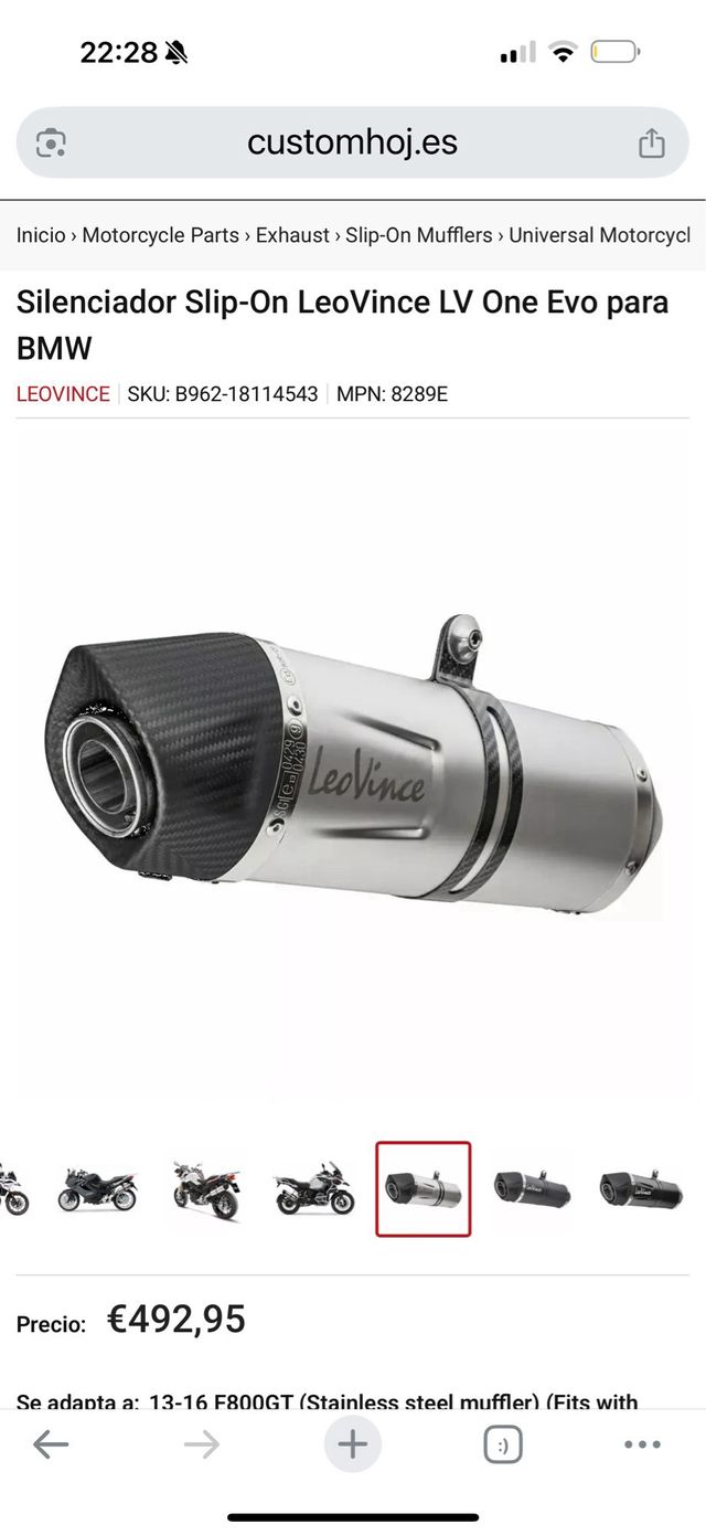 BMW F800 GT 2016 con maletas