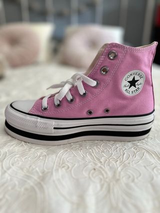 Converse All Star Plataforma Rosa T 36.5