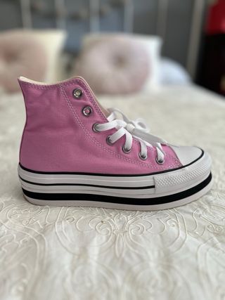 Converse All Star Plataforma Rosa T 36.5
