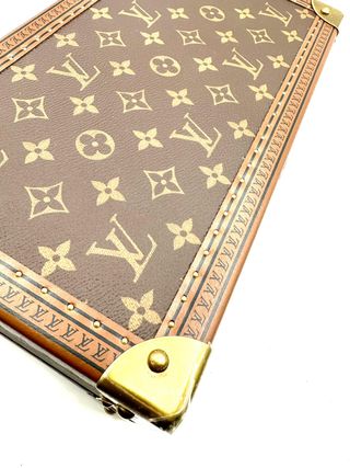 Estuche Louis Vuitton Marrón y Dorado