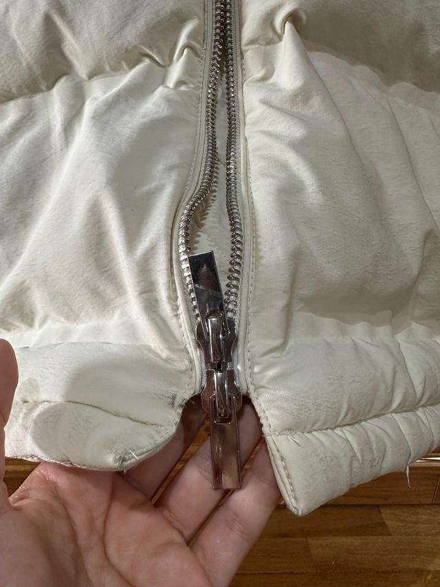 Chaleco largo beige Mango