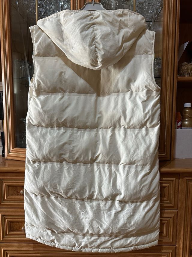 Chaleco largo beige Mango