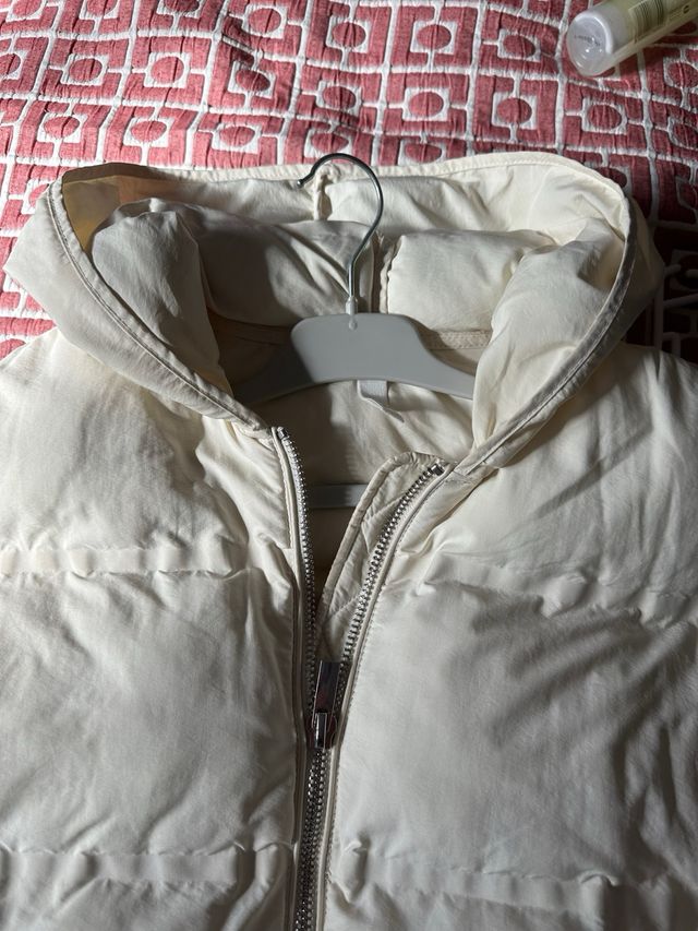 Chaleco largo beige Mango