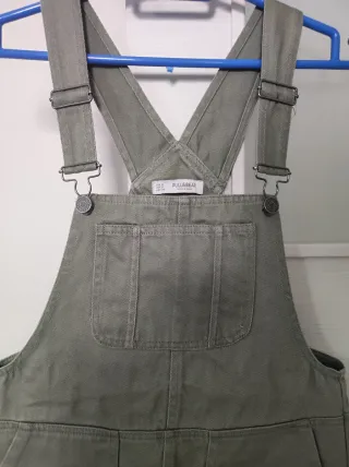 Peto falda Pull&Bear Talla S Verde