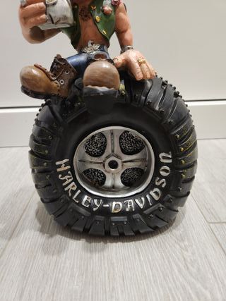 Figura y hucha de Harley Davidson 