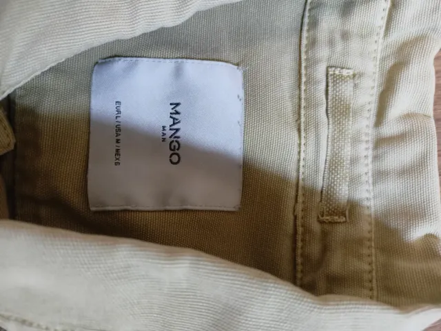 Sobrecamisa Mango Mostaza