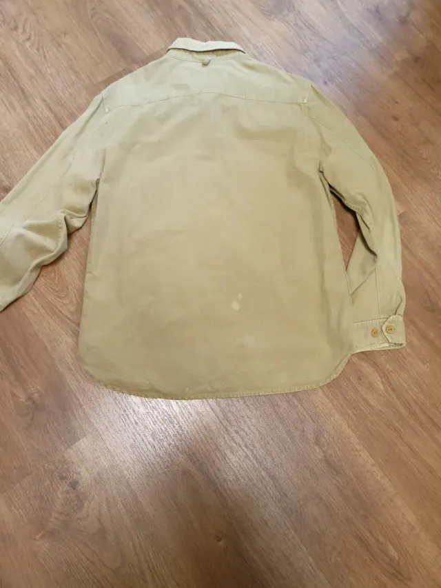 Sobrecamisa Mango Mostaza