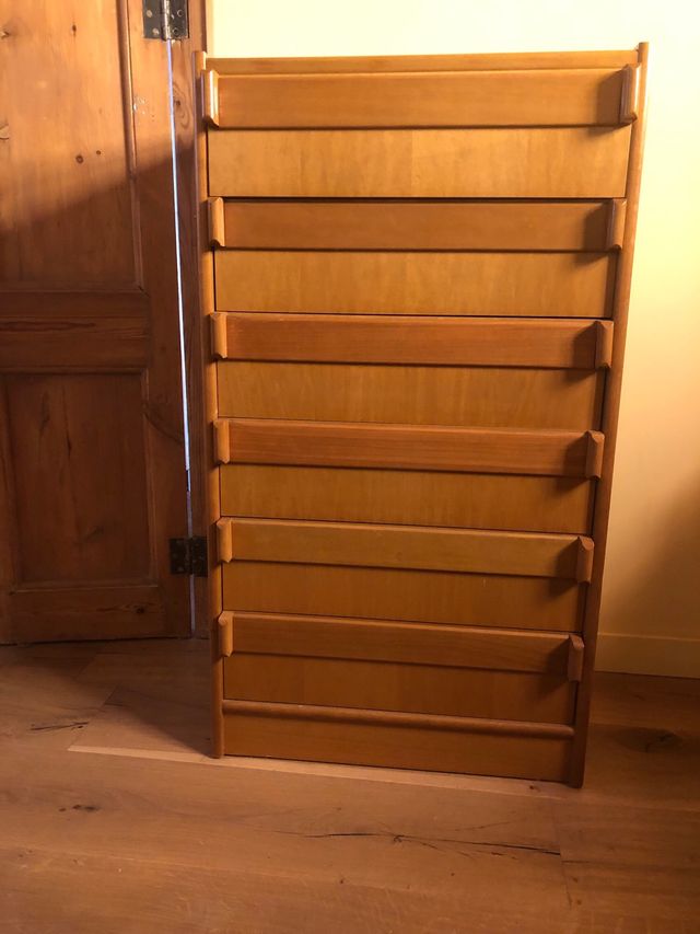 Cajonera Mid-century de madera