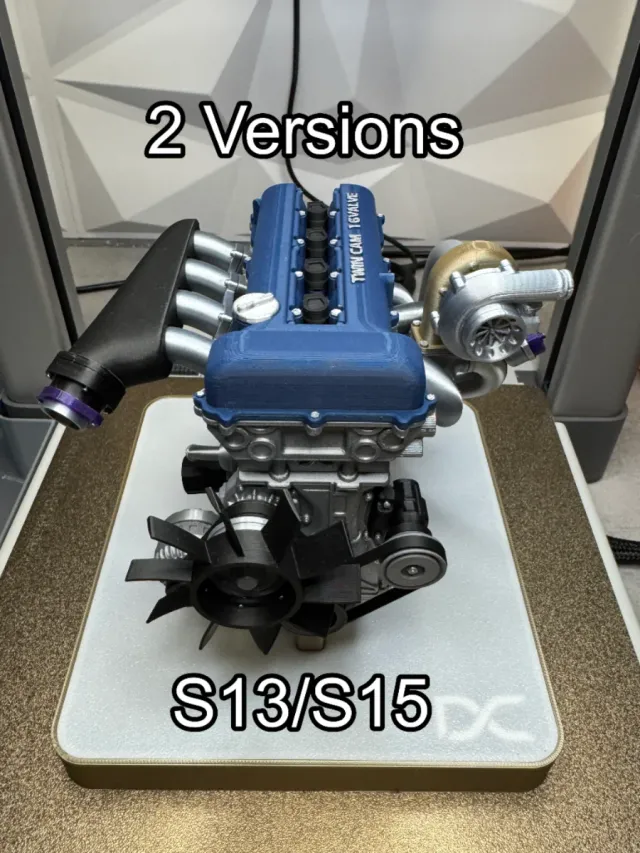 Miniatura Motor Nissan SR20 S15/S13