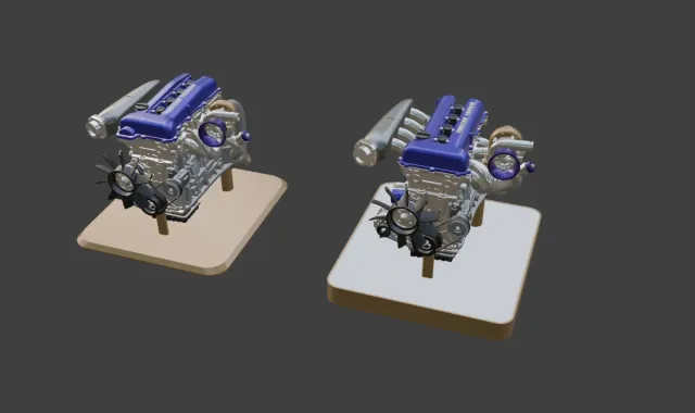 Miniatura Motor Nissan SR20 S15/S13