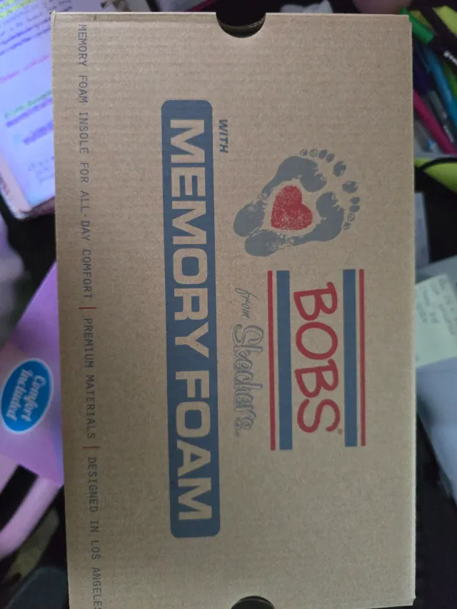 Zapatillas Skechers Bobs Memory Foam Blancas