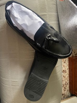 Zapatos niño mocasines negros talla 36