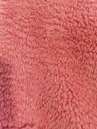 Abrigo rosa LEFTIES 11/12 años tacto peluche