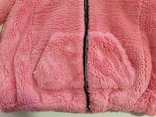 Abrigo rosa LEFTIES 11/12 años tacto peluche