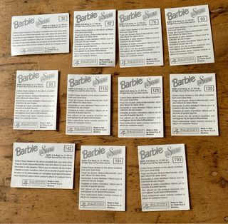 Figurine x Album Barbie Style 1995 Panini