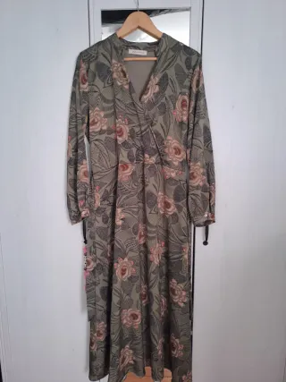 Vestido largo floral Amelie&Amelie Talla XL