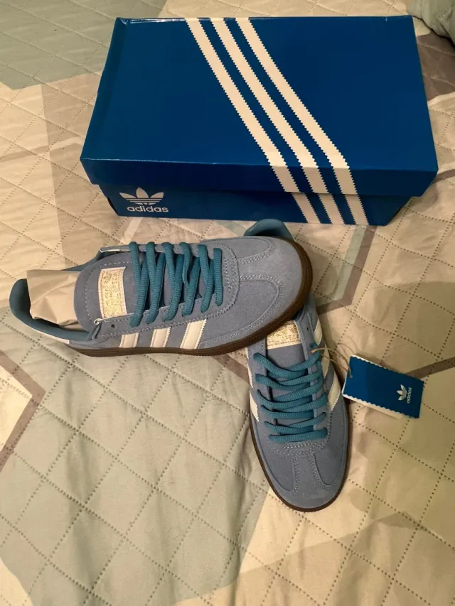 Zapatillas Adidas Mujer Azul y Blanco