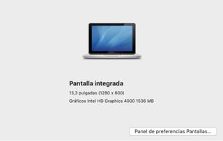 MacBook Pro 13” 2012 (Prestaciones mejoradas)