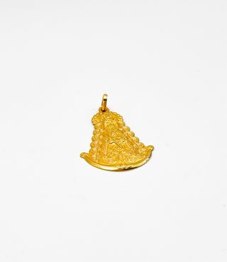 Colgante Virgen del Rocio de oro 18kt
