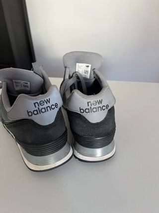 Zapatillas New Balance 574 Negro/Gris