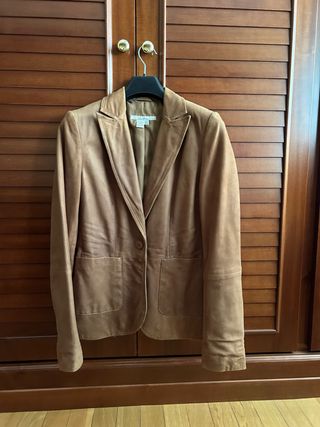 Americana Piel Zara Talla M Entallada