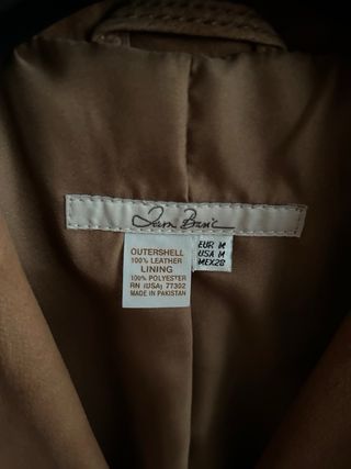 Americana Piel Zara Talla M Entallada