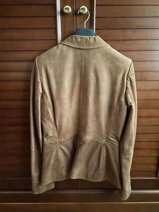 Americana Piel Zara Talla M Entallada