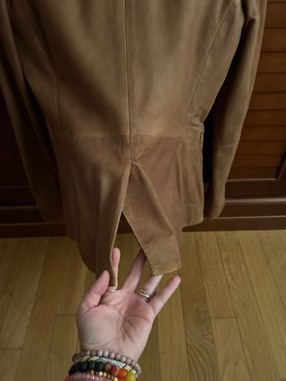 Americana Piel Zara Talla M Entallada