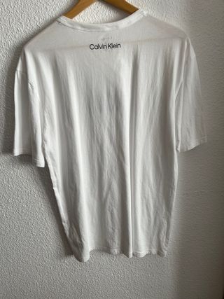 Camiseta Calvin Klein Blanca Logo CK