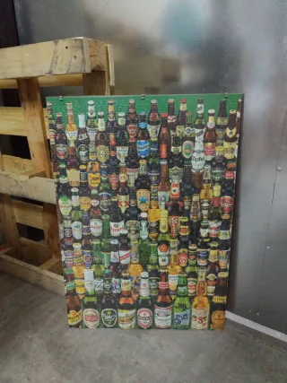 Puzzle de Botellas de Cerveza 69x48 cm