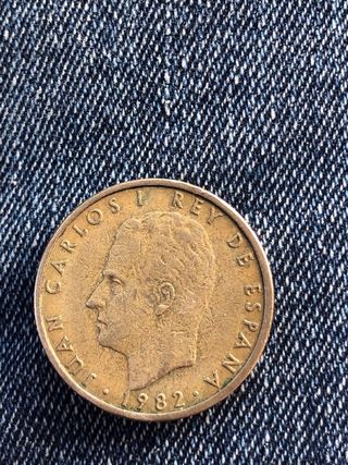 Moneda 100 pesetas 1982 Juan Carlos I